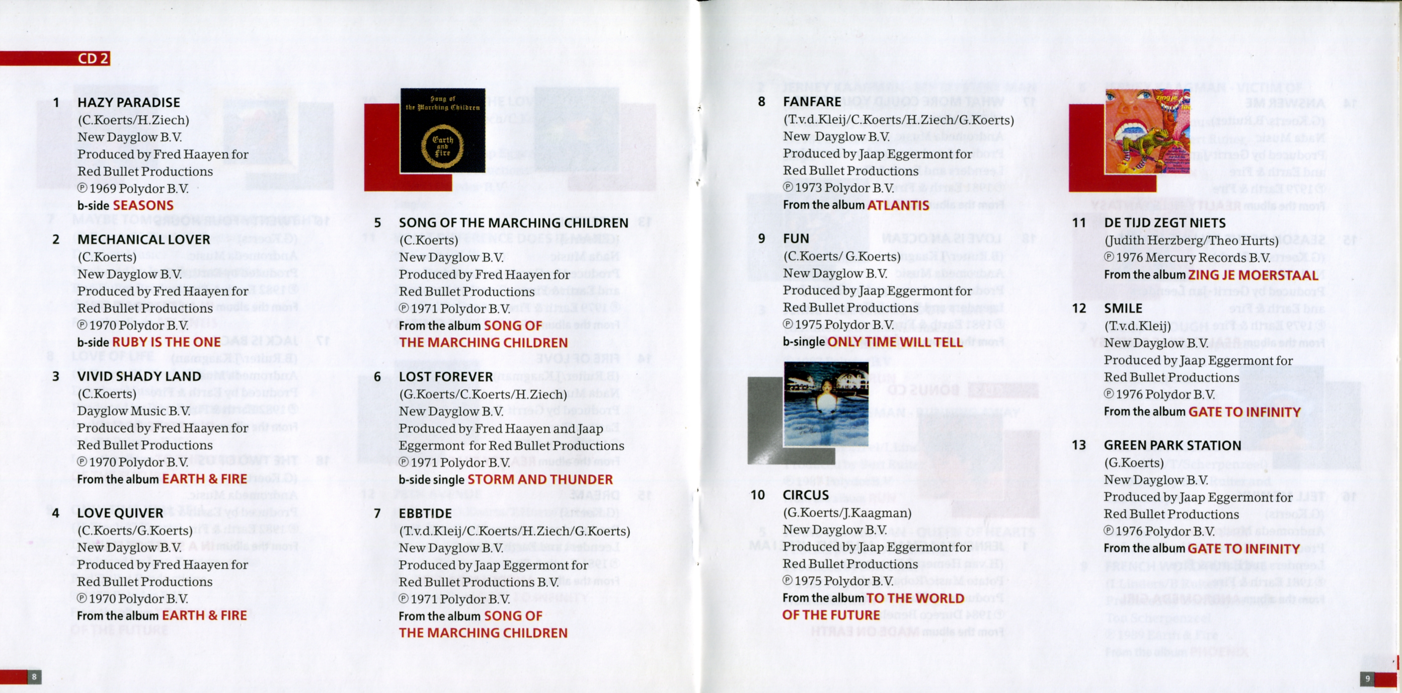 Earth & Fire  The Ultimate Collection : Booklet 4